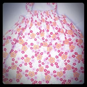 Girls Gymboree multi color flower summer dress